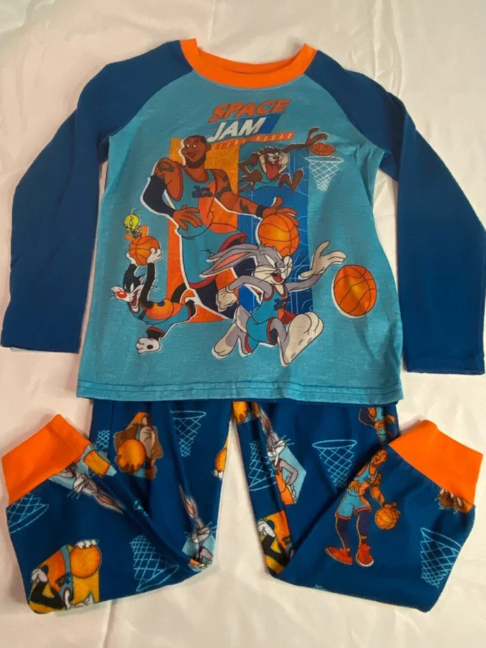 Space Jam A New Legacy 2-Piece Pajama Set Boys Size 4/5
